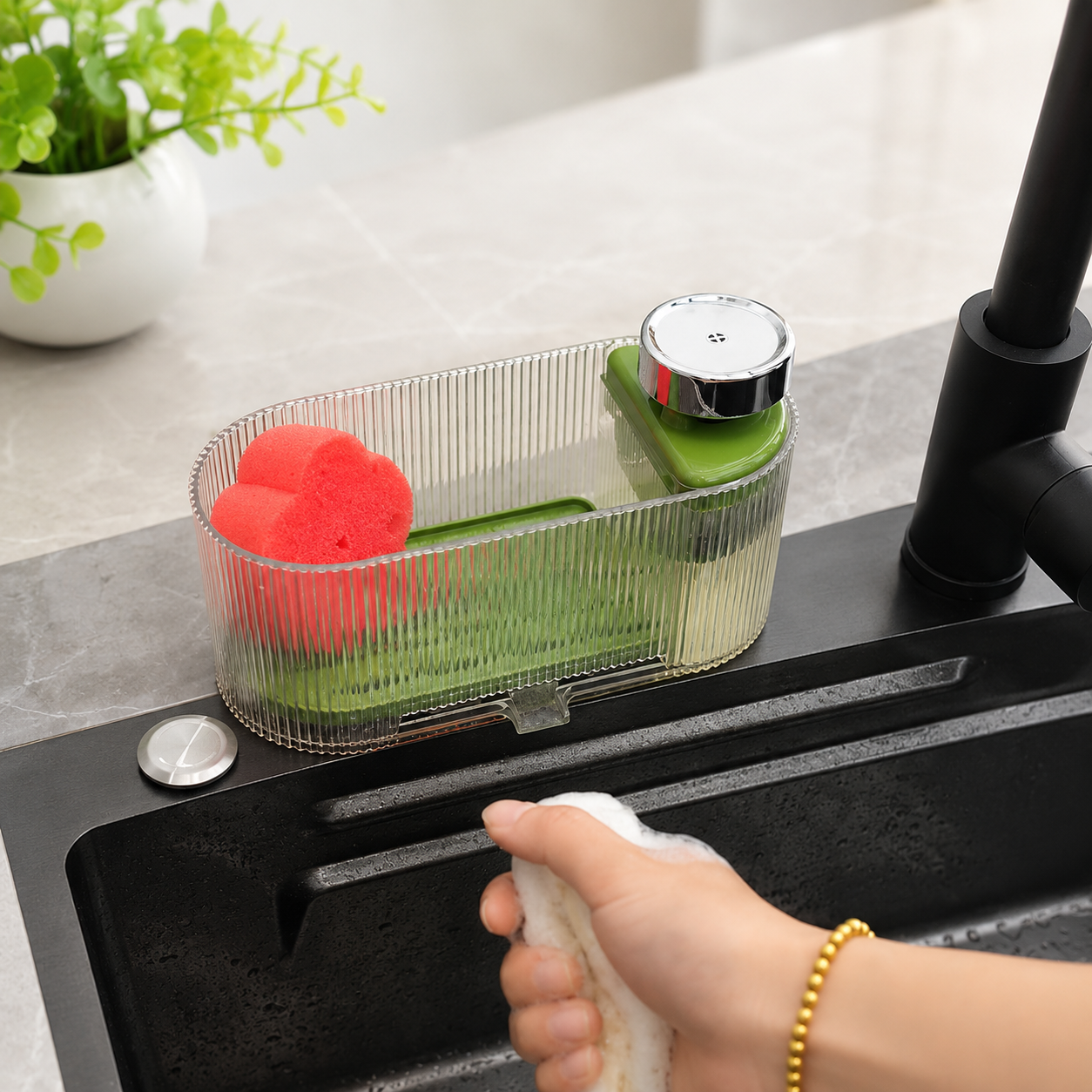 2-in-1 Sink Organizer