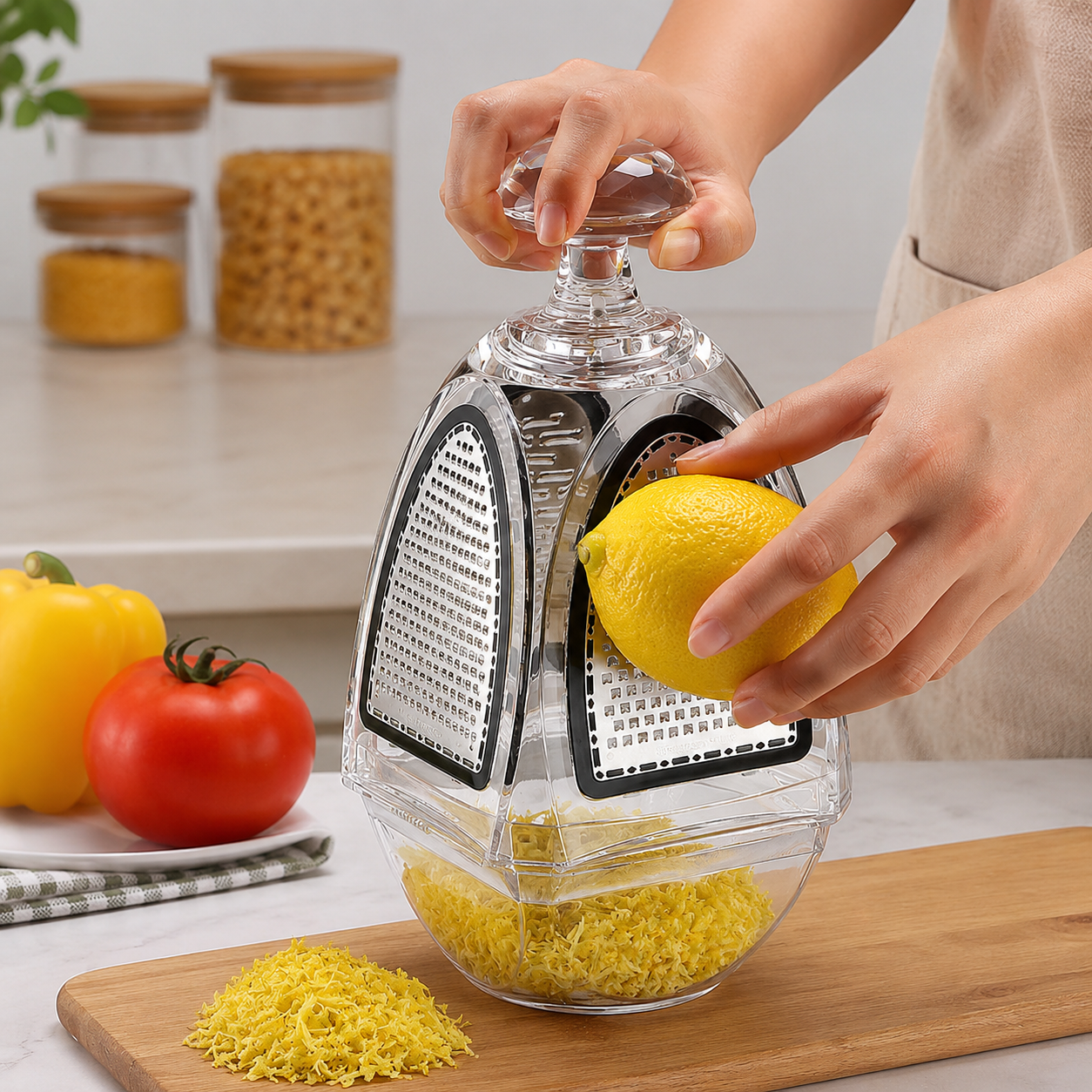 Acrylic Box Grater(8 inch)