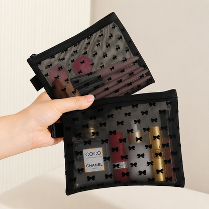 Bow Mesh Storage Pouch