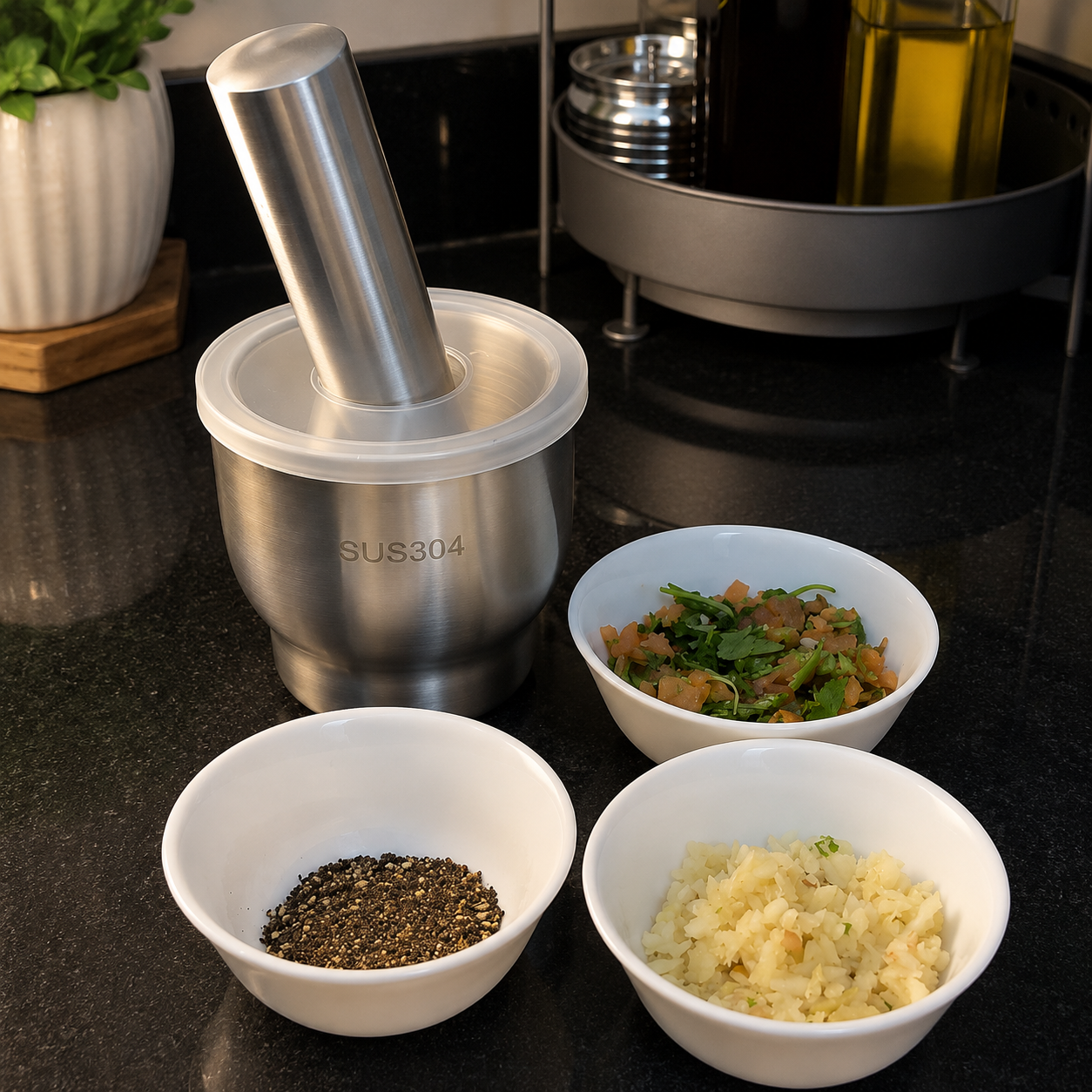 Spice Crusher With Lid
