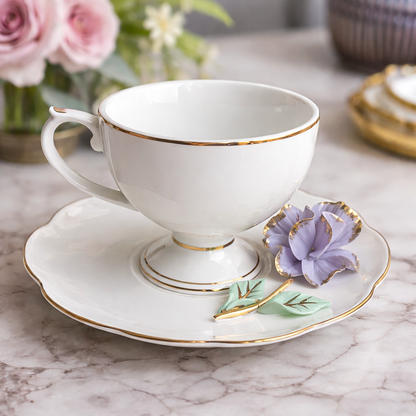 Floral Elegance Tea Set