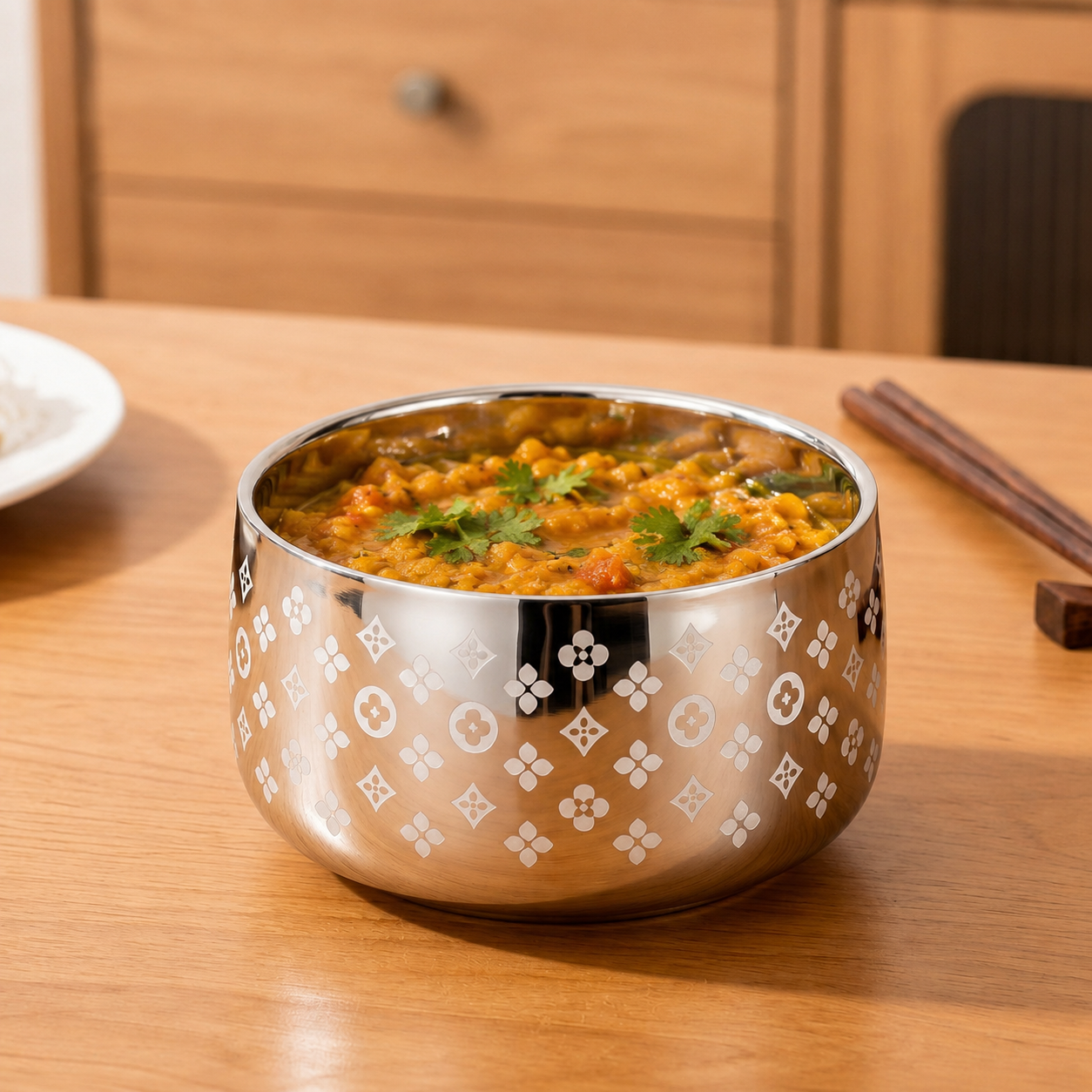 Double-Layer Food Bowl