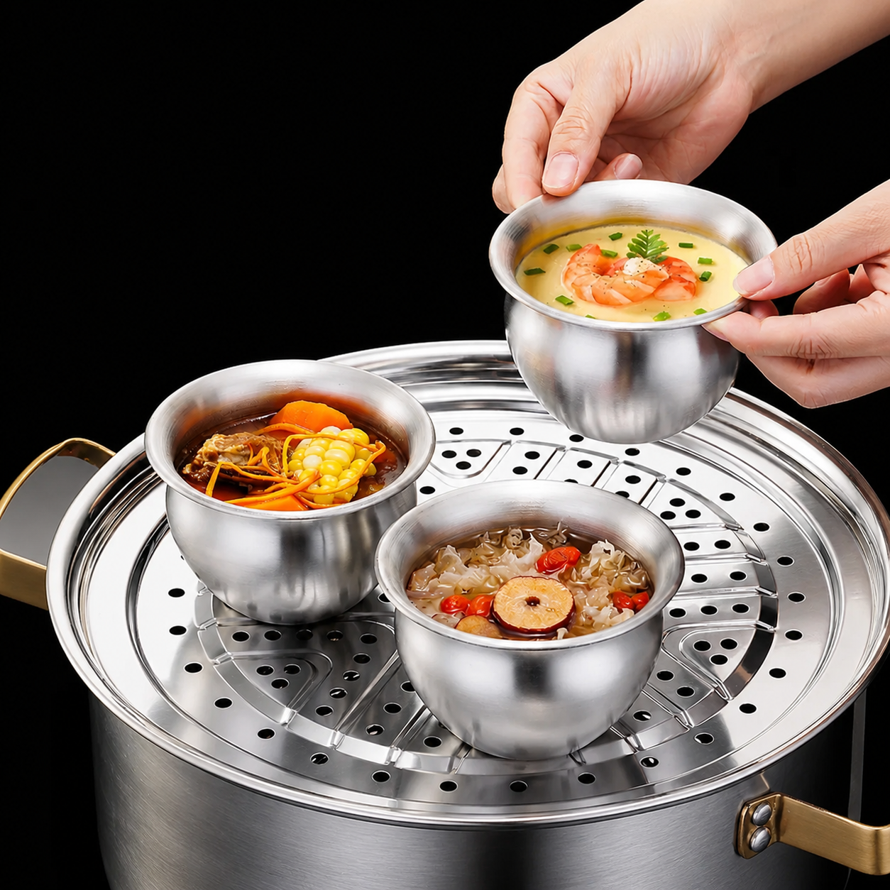 Stainless Steel Bowl with Lid
