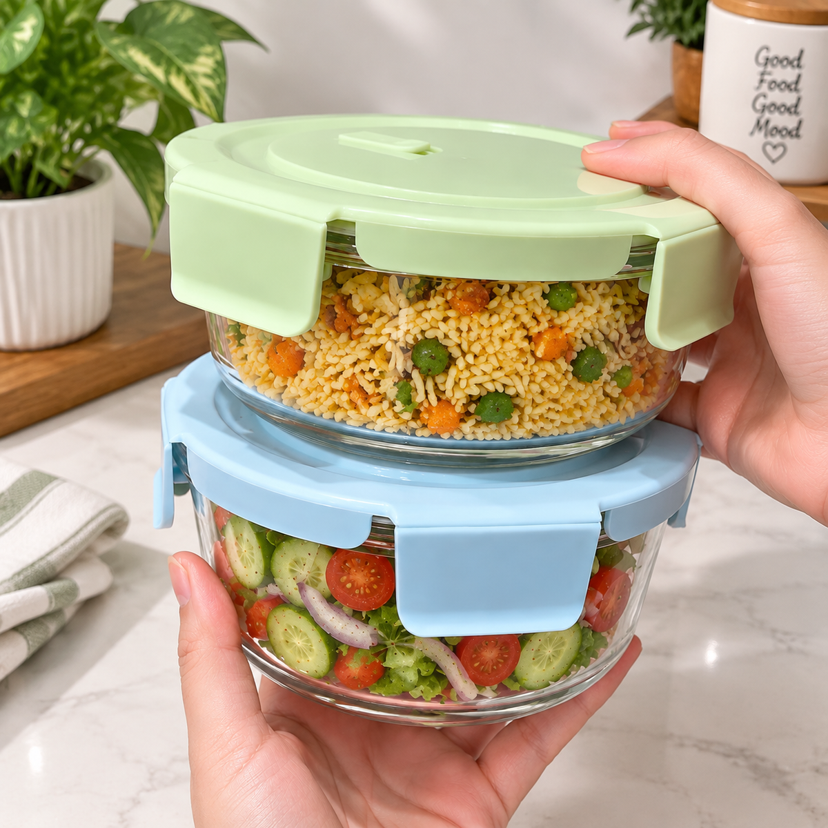 Leakproof Glass Containers