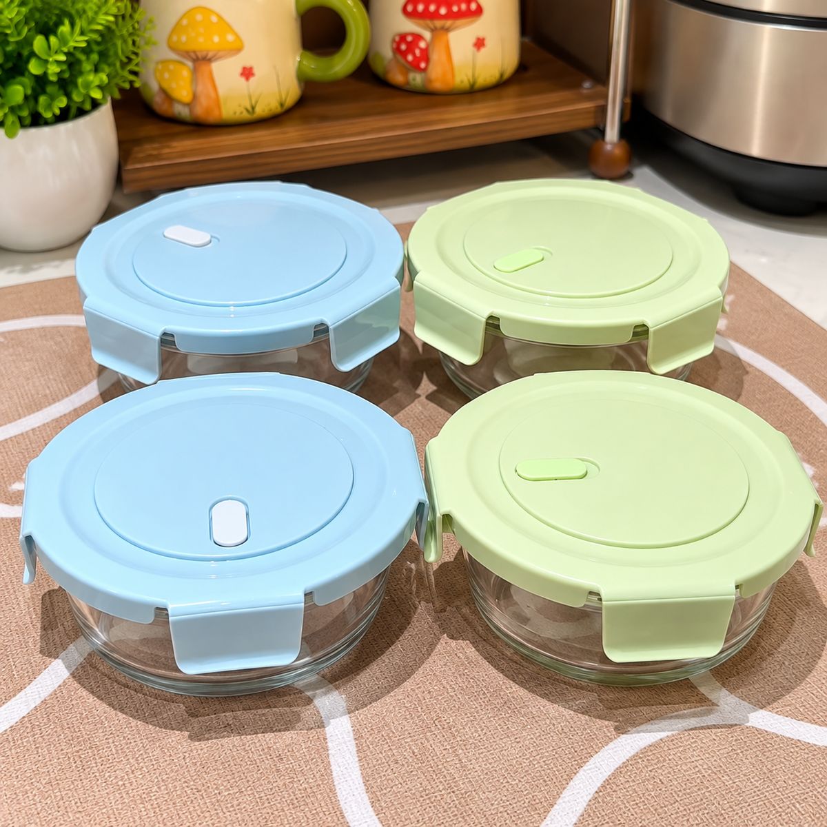 Leakproof Glass Containers
