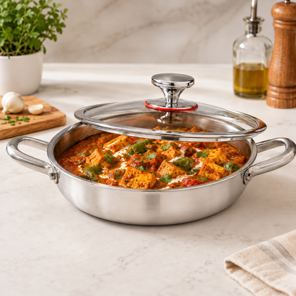 Steel Kadai Pan