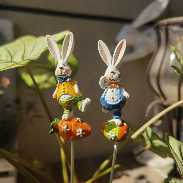 Cute Bunny Plant Ornament