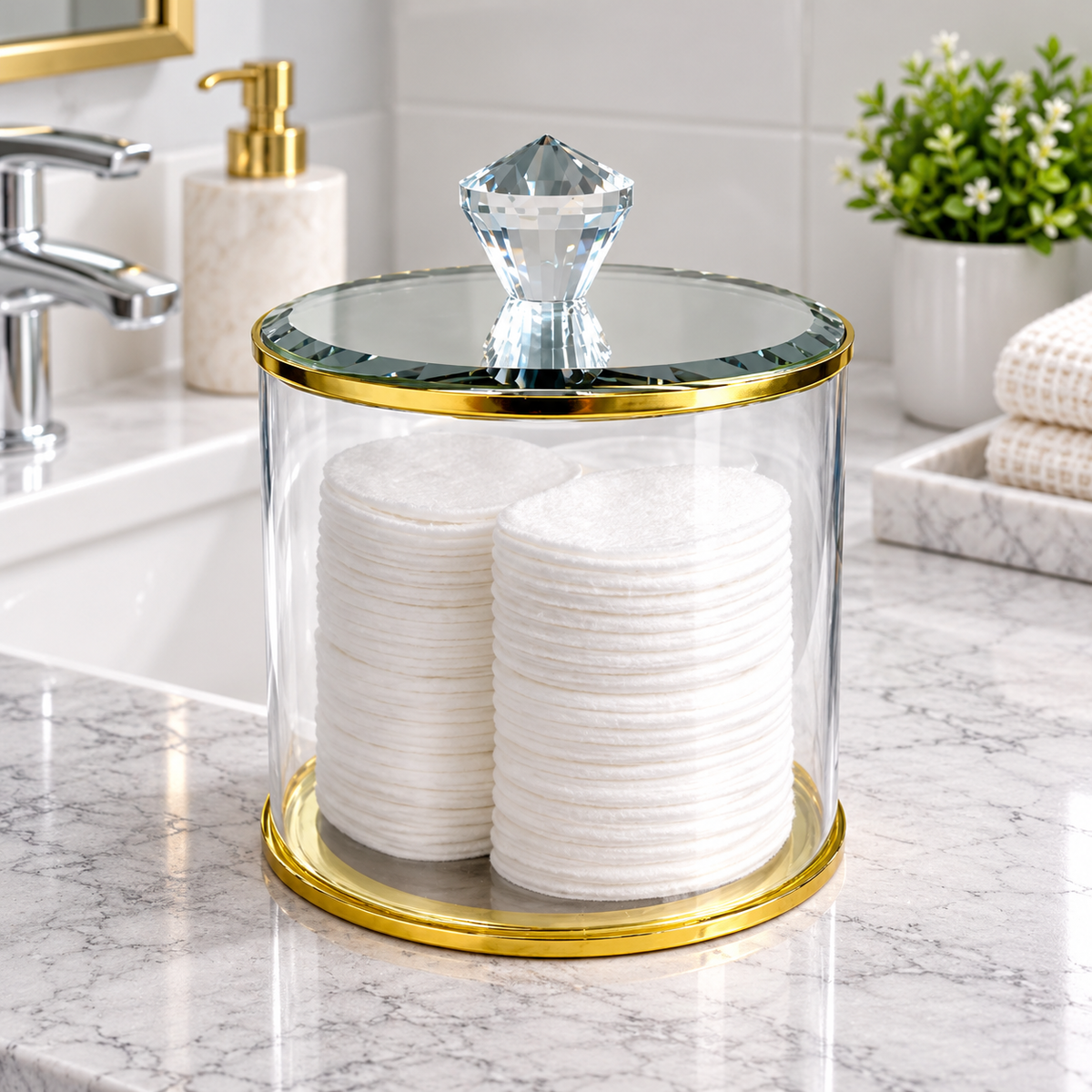 Royal Crystal Lid Organizer