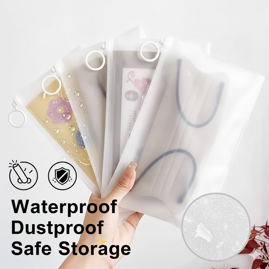 Transparent Storage Pouches