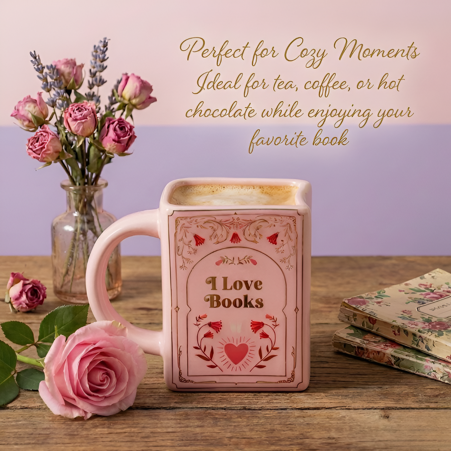 Pastel Book Mug