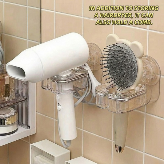 Wall Mounted Hair Dryer Stand Holder
