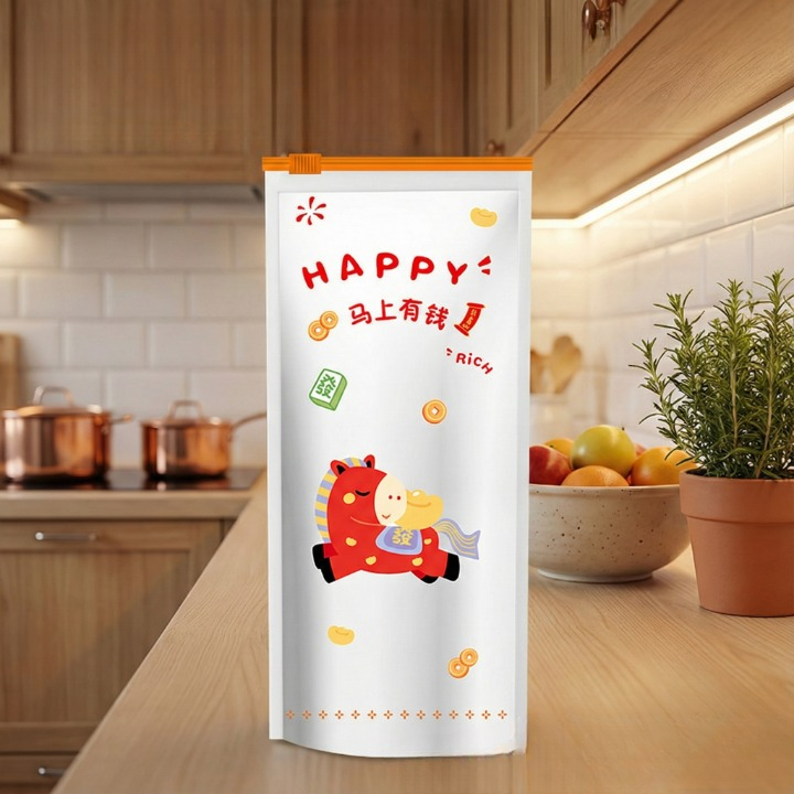 Cartoon Slider Zipper Bag