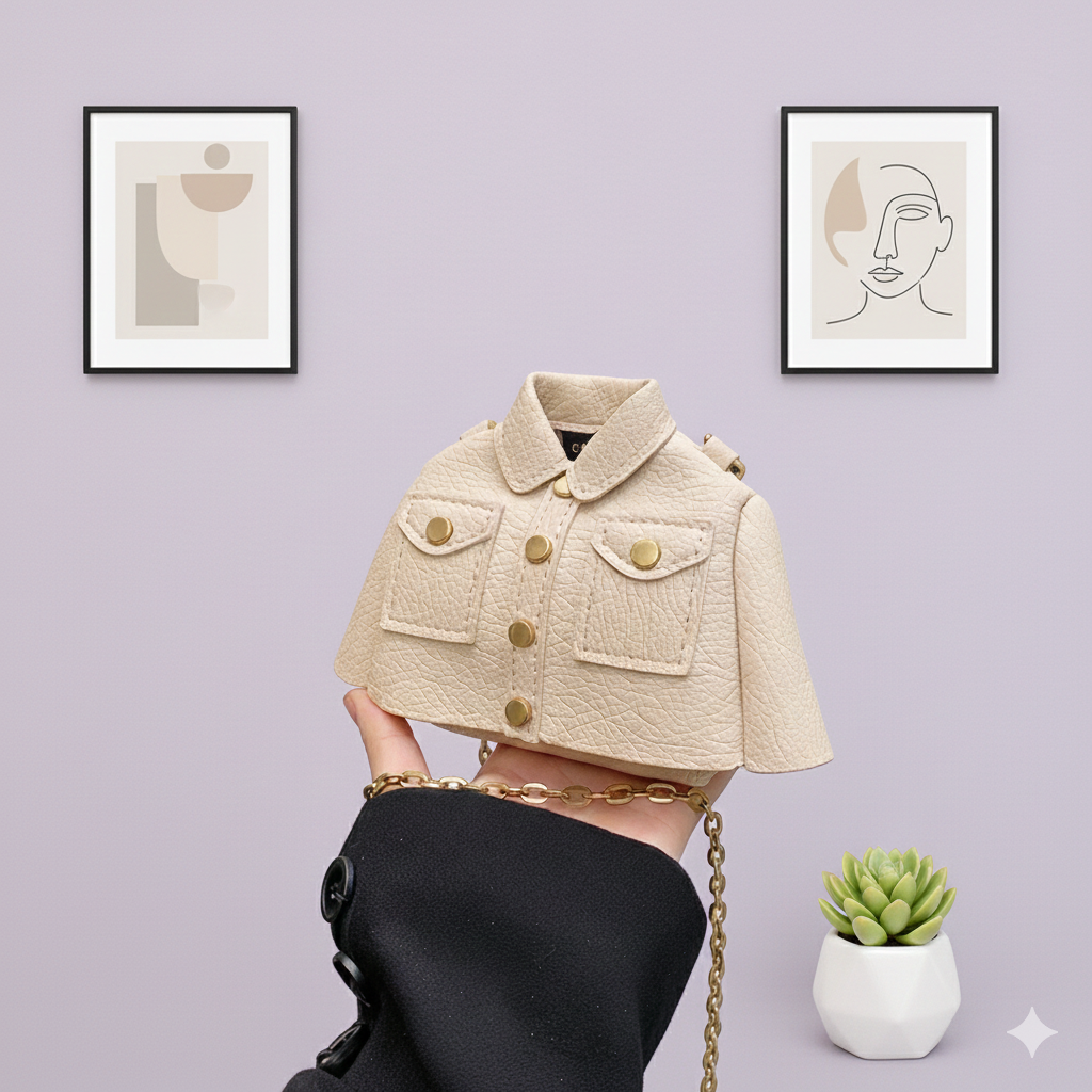 Mini Shirt Style Sling Bag