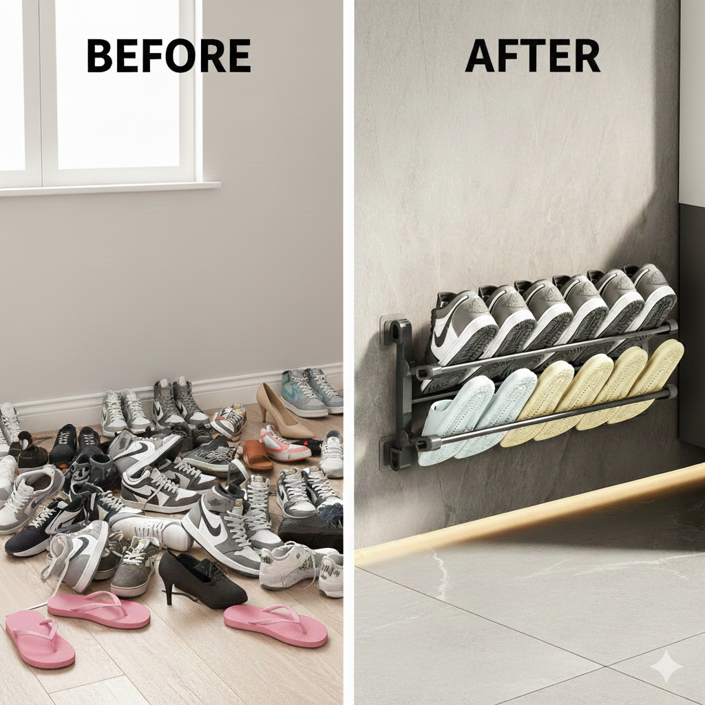 Portable Foldable Shoe Stand