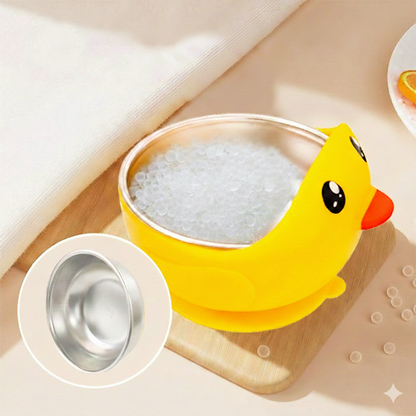 Duck Style Silicone Toddler Bowl