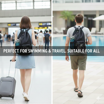 Mesh Drawstring Backpack