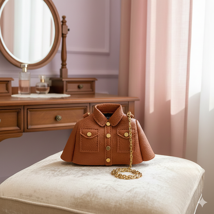 Mini Shirt Style Sling Bag