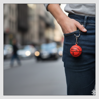 Mini Basketball Keychains