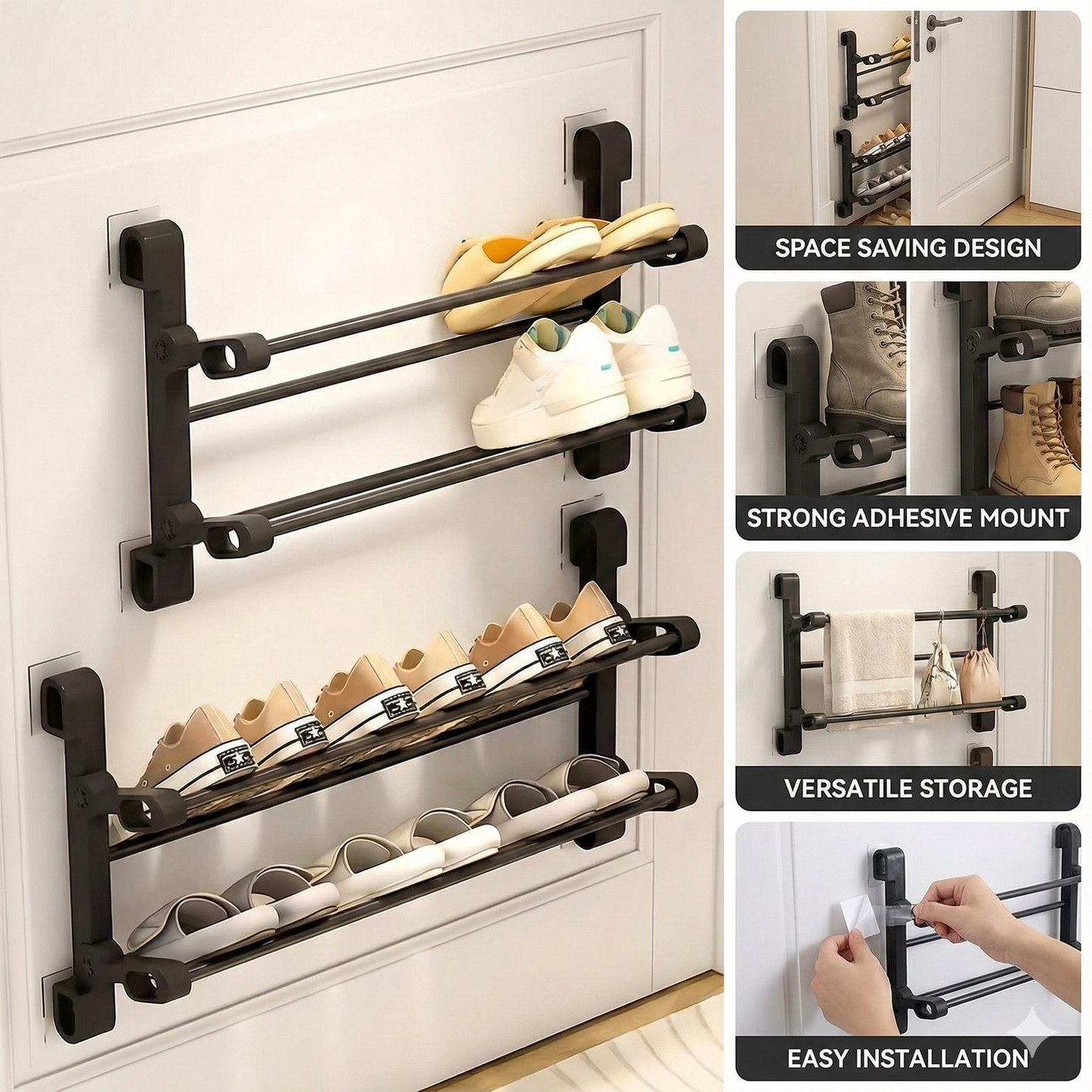 Portable Foldable Shoe Stand