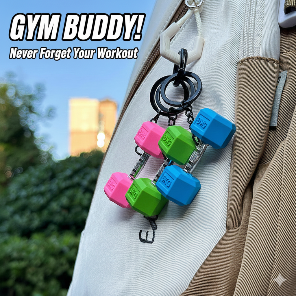Mini Fitness Keychain Set