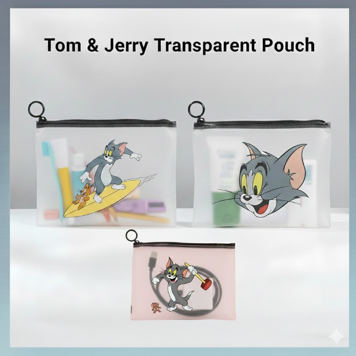 Tom & Jerry See-Through Pouch