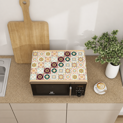 Floral Oven Cover Mat