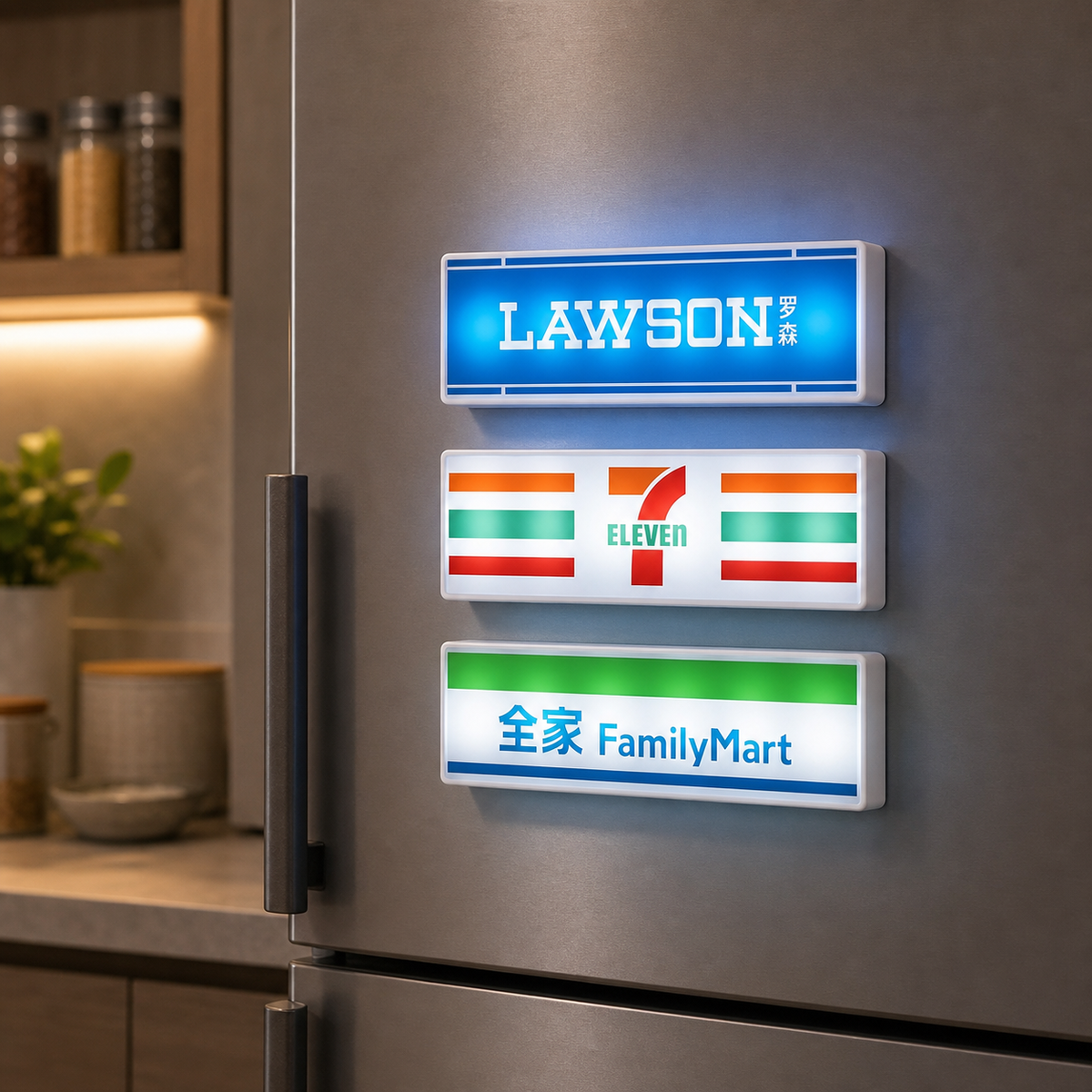 Cute Supermarket Light Magnets