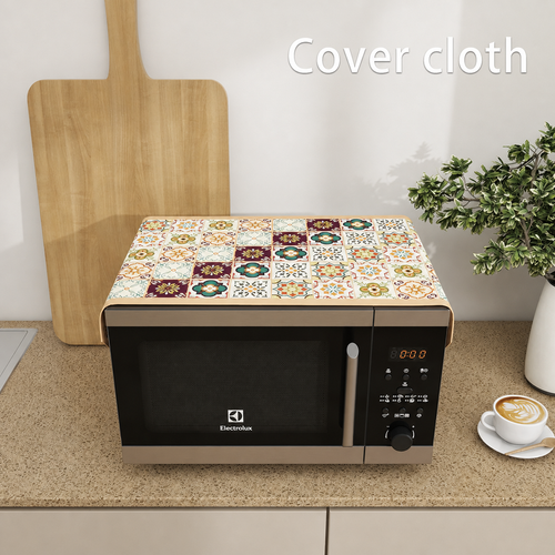 Floral Oven Cover Mat