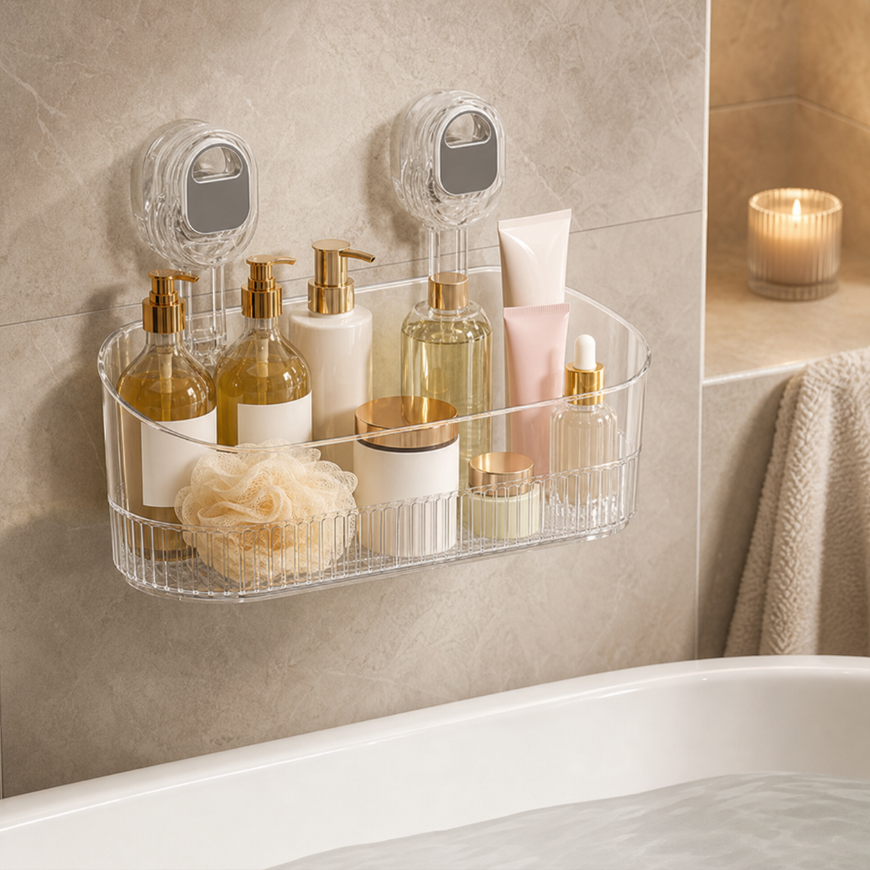 Smart Space Bathroom Organizer