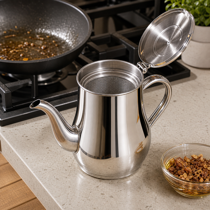 Stainless Steel Oil Dispenser Jug