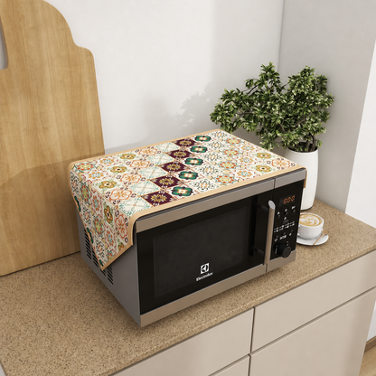 Floral Oven Cover Mat