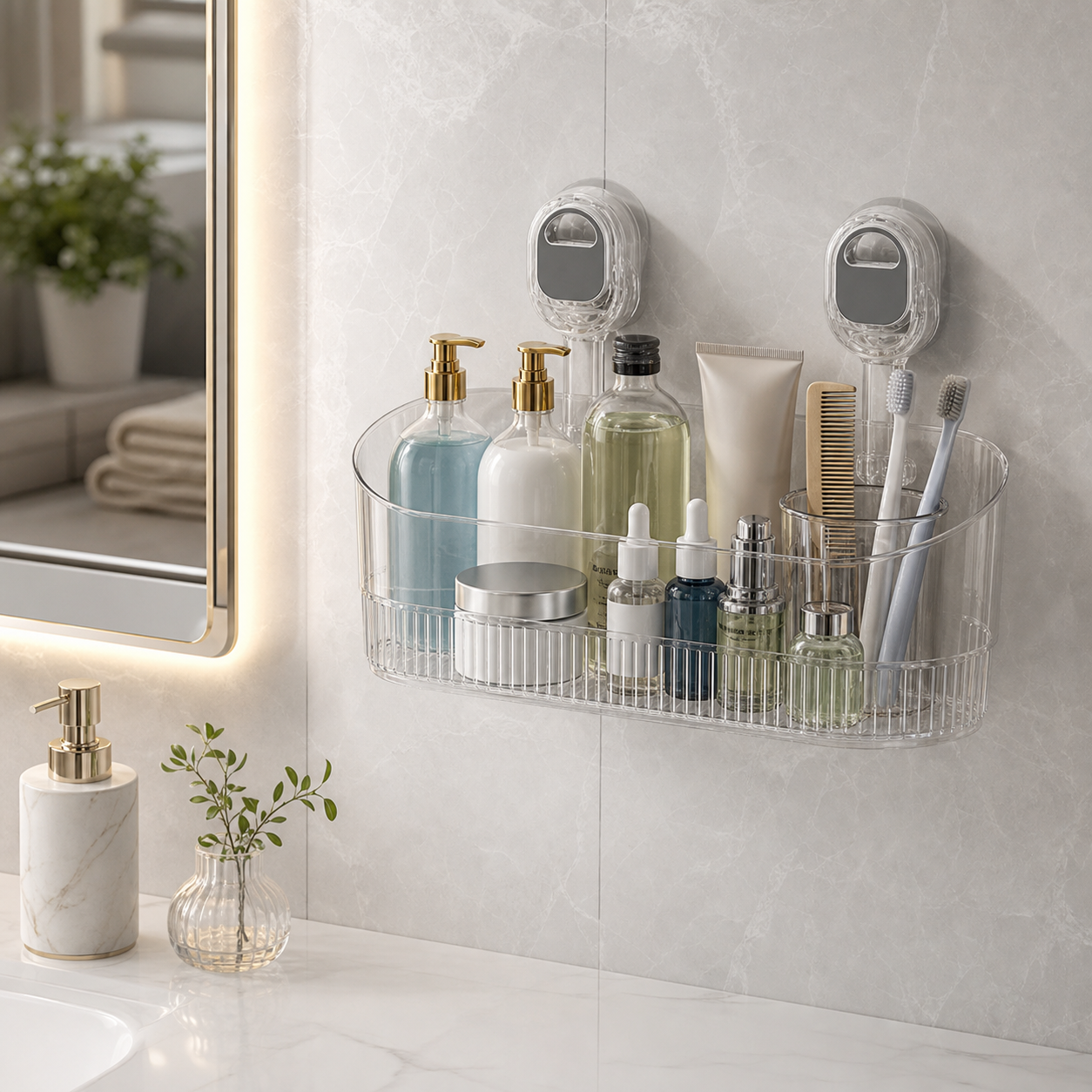 Smart Space Bathroom Organizer