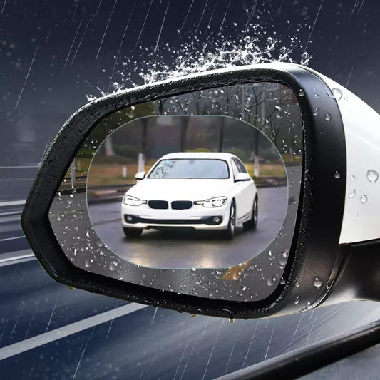 Side Mirror Protection Film (Square - 4 PCs + Oval - 4 PCs)