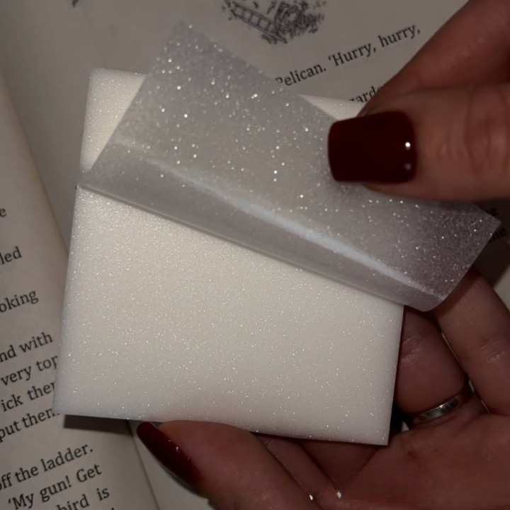 Transparent sticky note