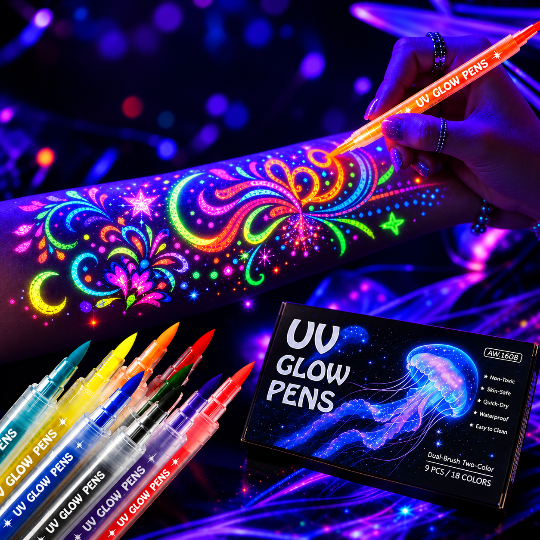 UV Glow Art Pens
