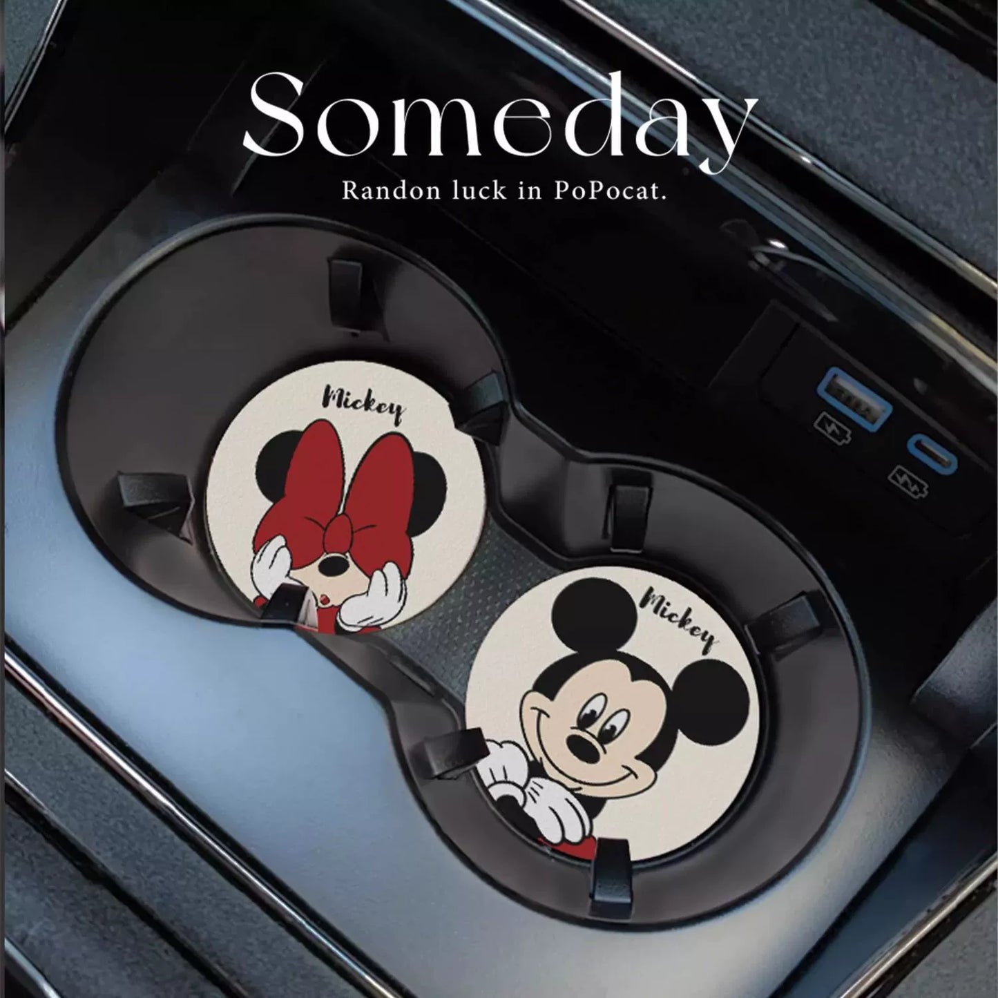 Mickey & Minnie Car Storage Mat