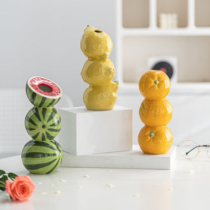 Creative Fruit Stack Vase