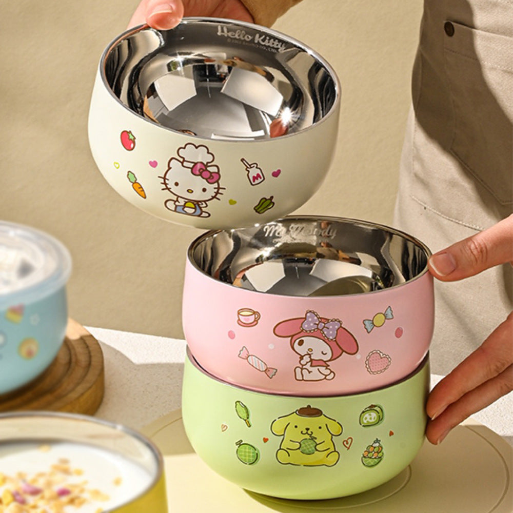 Sanrio Themed Food Bowl Set