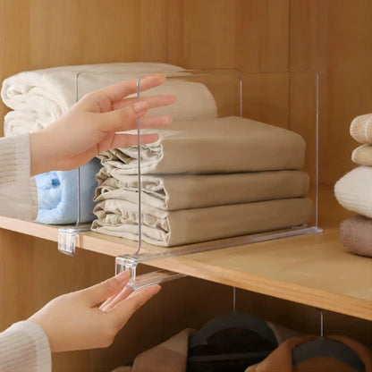 Clear Acrylic Shelf Divider