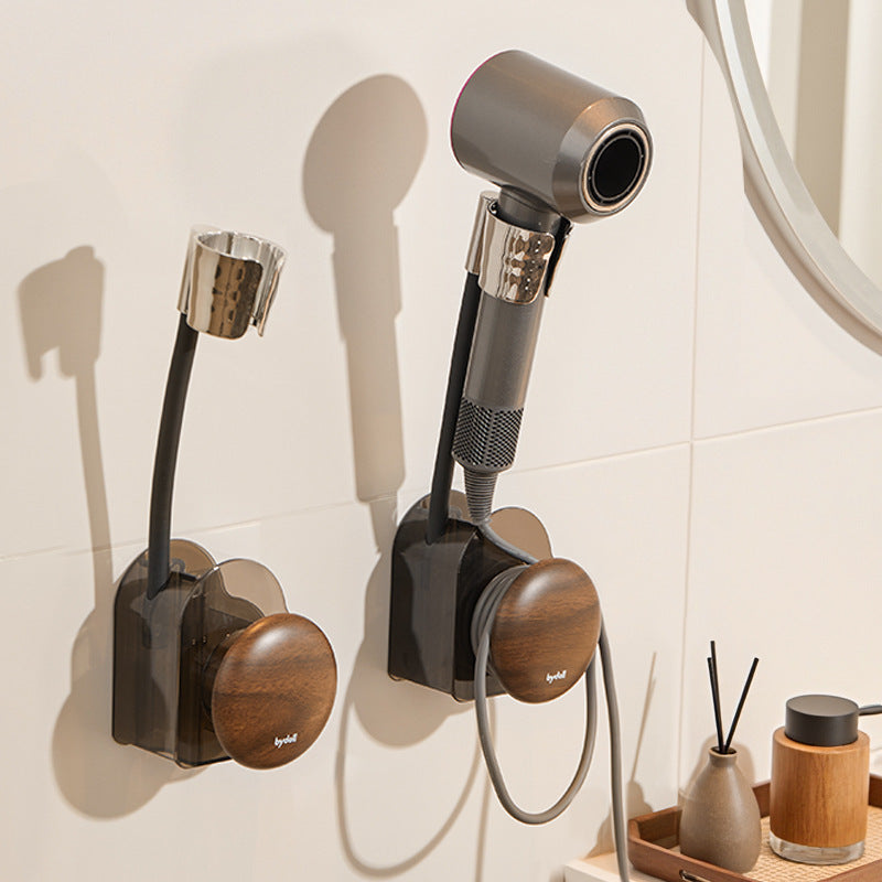 Wooden Hair Dryer Holder