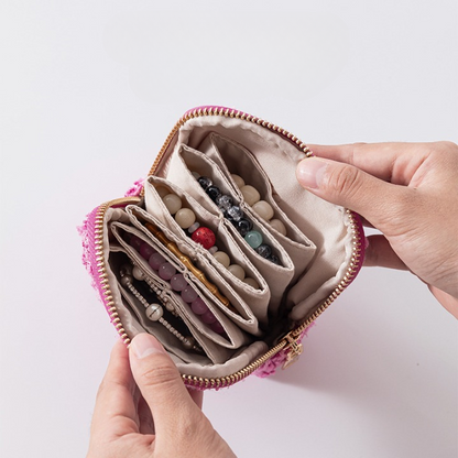 Mini Tweed Jewelry Pouch