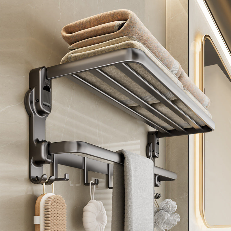 Wall-Mounted Bathroom Storage Rack