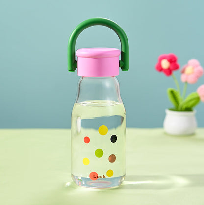 Sweet Pastel Glass Bottle