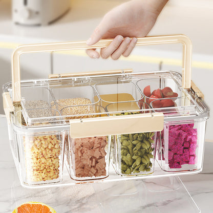 Multi compartment storage box