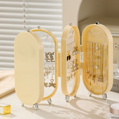 Foldable jewelry organizer