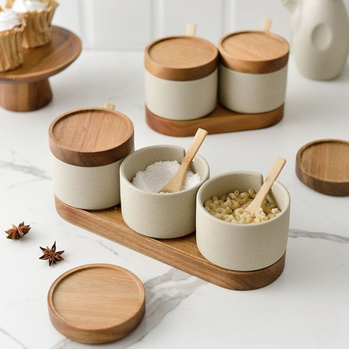 Nordic Condiment Jar Set