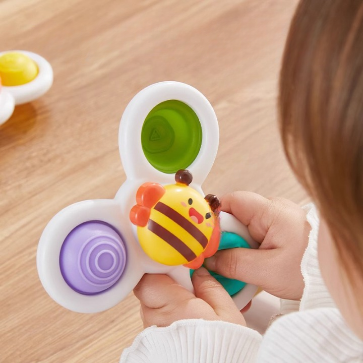 Suction Cup Spinning (Pack of 3 Designs)