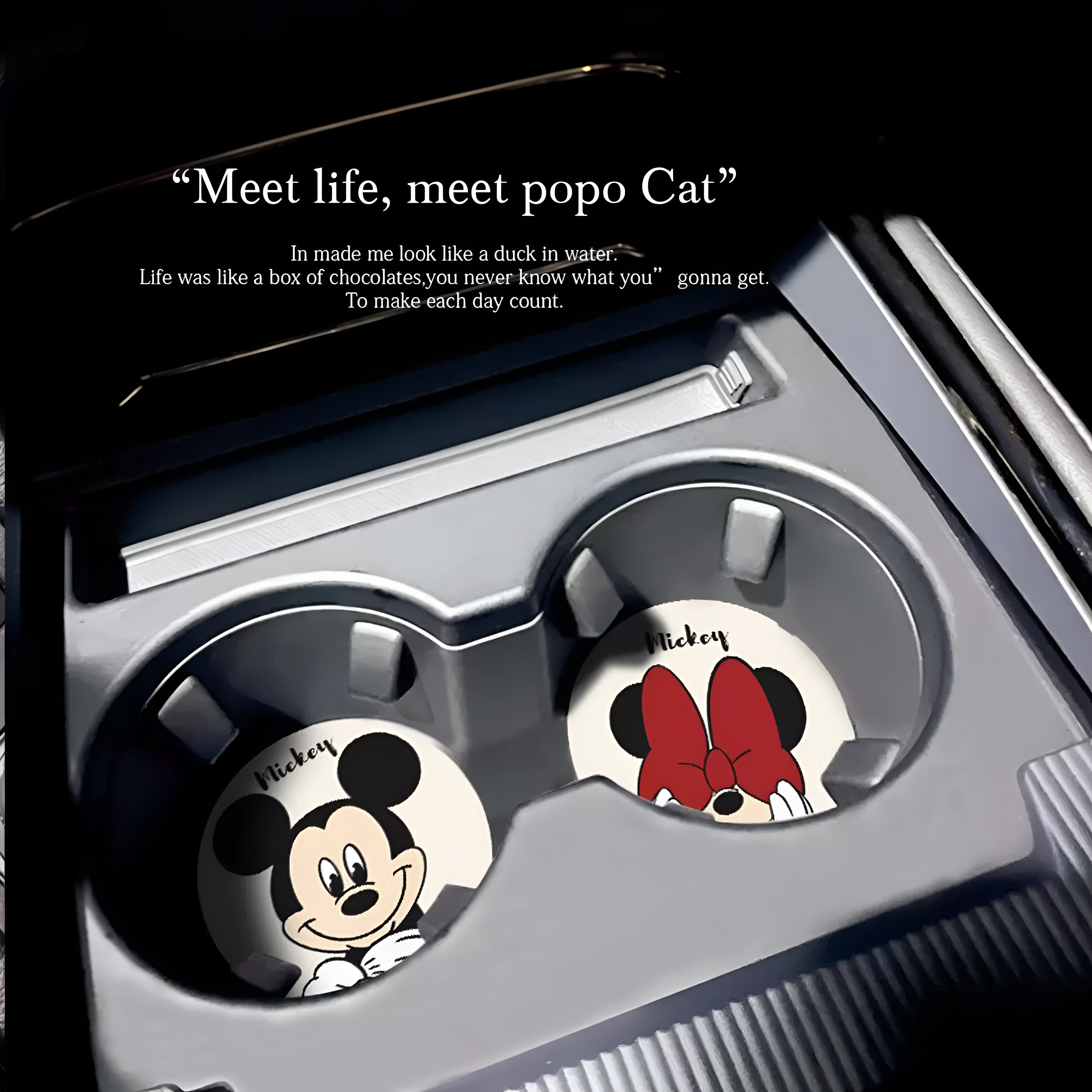 Mickey & Minnie Car Storage Mat