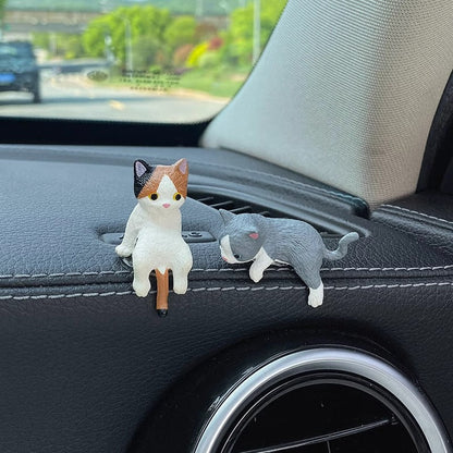 Cat Car Ornaments