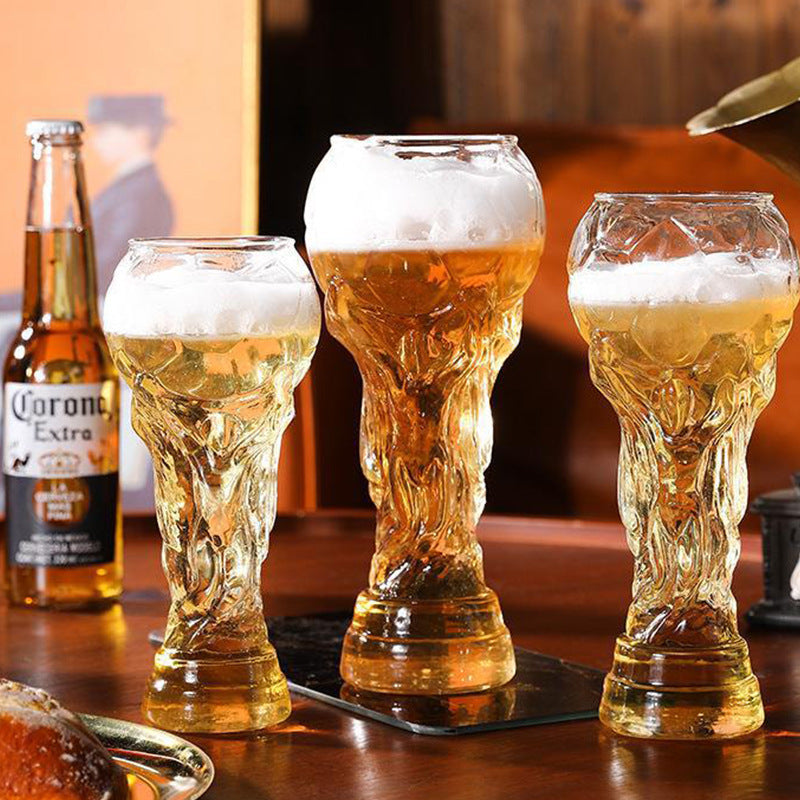 Football Trophy Glass